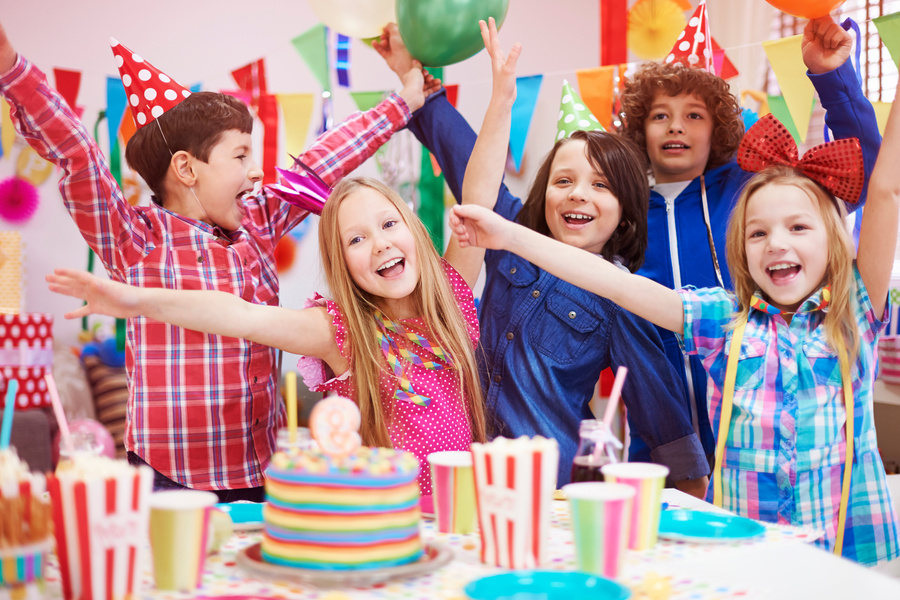Kids at a Birthday Party